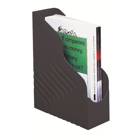 Portariviste King Mec Magazine Rack Jumbo - dorso 10 cm nero 49110